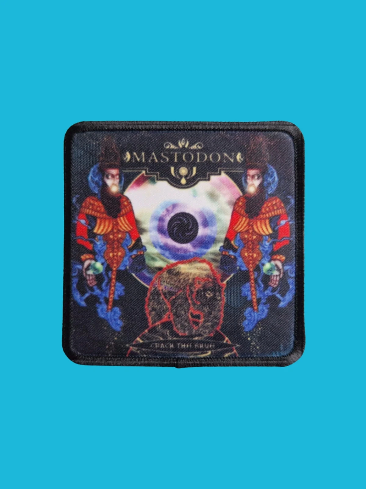 Patch Mastodon - Crack the Skye - Imprimé - Carré de 7,5 x 7,5 centimètres